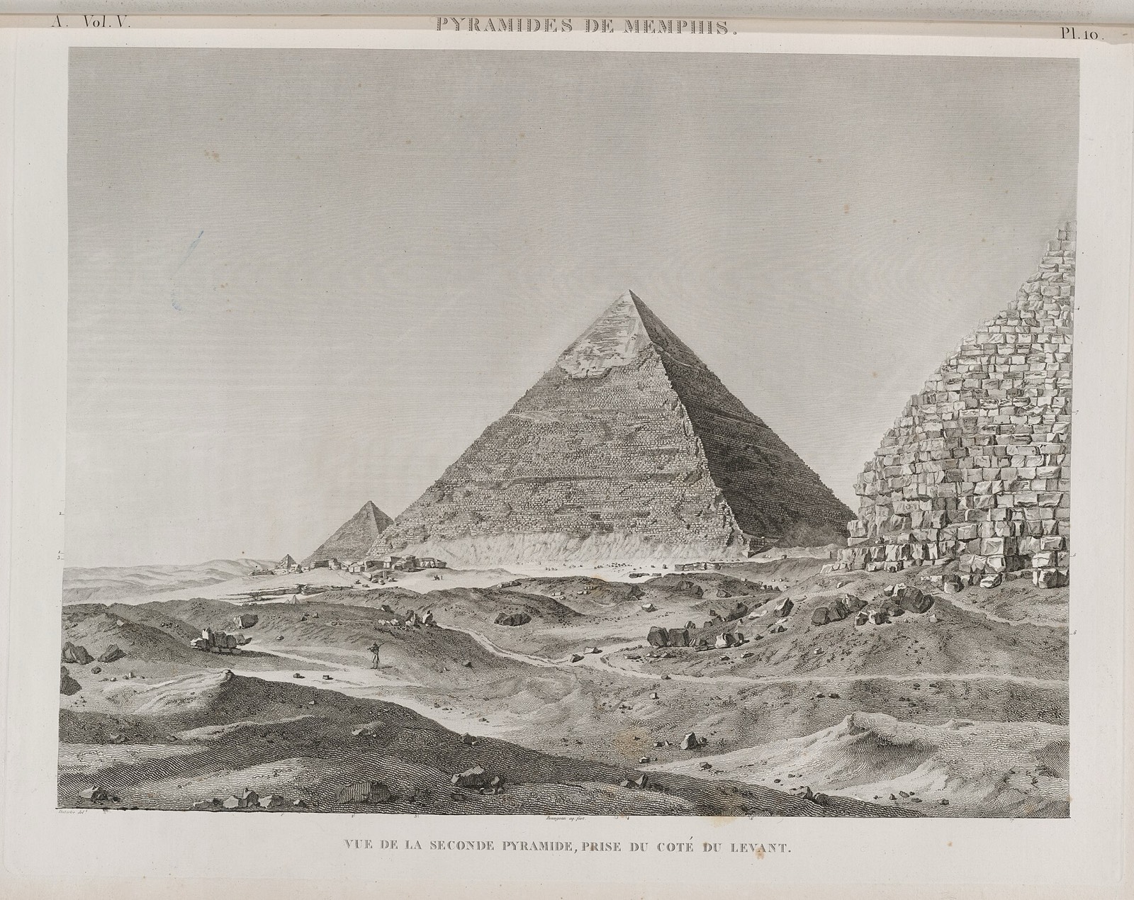 The second pyramid seen from the east